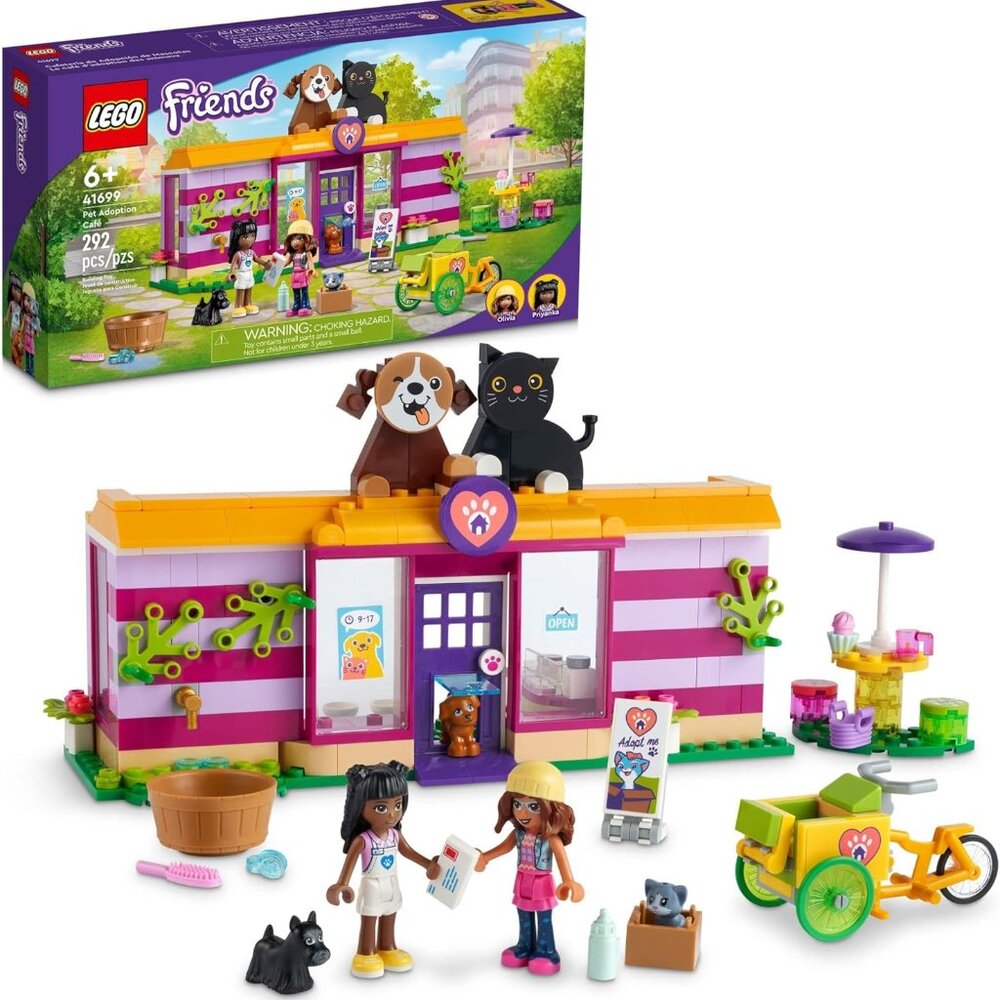 Lego  Friends Pet Adoption Café 41699  Brand New